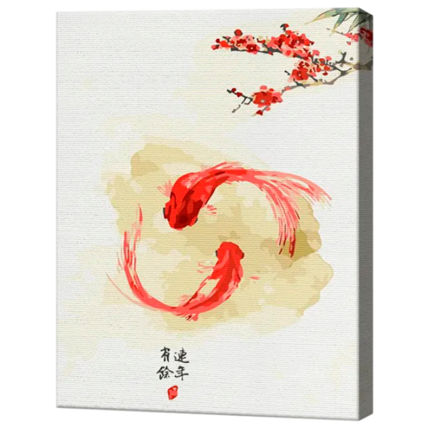 Pictură pe numere Art Gallery Pestișorii ying-yan EX8290 40 x 30 cm / Verticală photo 1 Pictură pe numere Art Gallery Pestișorii ying-yan EX8290 40 x 30 cm / Verticală photo 1