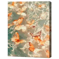 Картина по номерам Art Gallery Охровые бабочки EX8725 40 x 30 cm / Вертикальная
