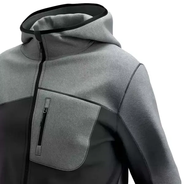 Hanorac de lucru unisex SAFETY JOGGER OAK HOODIE Graphite / 280 g/m2 photo 2