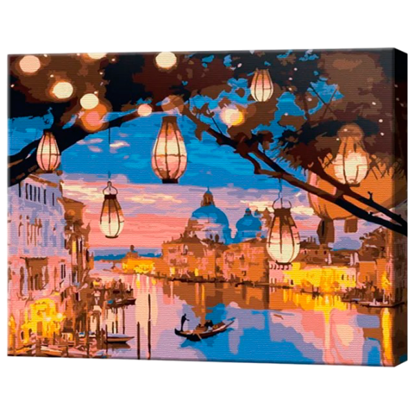 Картина по номерам Art Gallery Огни Венеции EX8499 40 x 30 cm / Горизонтальная photo 1 Картина по номерам Art Gallery Огни Венеции EX8499 40 x 30 cm / Горизонтальная photo 1