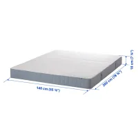 Saltea ortopedică Ikea Vestmarka 140 x 200 cm Înălțimea saltelei: 18 cm photo 2