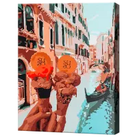 Картина по номерам Art Gallery Мороженое в Венеции EX6871 40 x 30 cm / Вертикальная