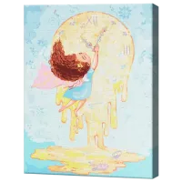 Pictură pe numere Ideyka Timpul KHO4810 40 x 30 cm / Verticală