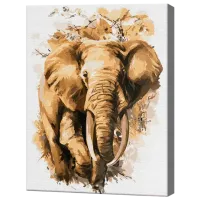 Pictură pe numere Ideyka Înțelepciunea mare KHO4304 40 x 30 cm / Verticală