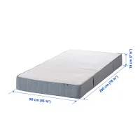 Saltea ortopedică Ikea Vestmarka 90 x 200 cm Înălțimea saltelei: 18 cm photo 2