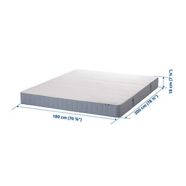 Saltea ortopedică Ikea Vestmarka 180 x 200 cm Înălțimea saltelei: 18 cm photo 2 Saltea ortopedică Ikea Vestmarka 180 x 200 cm Înălțimea saltelei: 18 cm photo 2