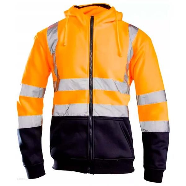 Hanorac de lucru unisex Brixton Flash Orange / 320 g/m2 photo 1