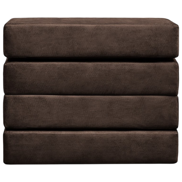 Fotoliu moale pliabil Edka M20 Chocolate brown / Stofă  photo 3