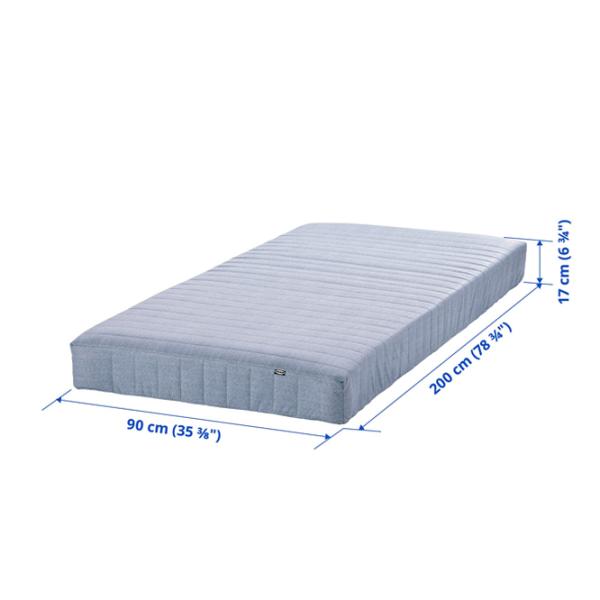 Saltea ortopedică Ikea Vadso 90 x 200 cm Înălțimea saltelei: 17 cm photo 2