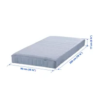 Saltea ortopedică Ikea Vadso 90 x 200 cm Înălțimea saltelei: 17 cm photo 2