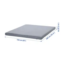 Ортопедический матрас Ikea Agotnes 160 x 200 см Высота матраса: 10 см photo 2