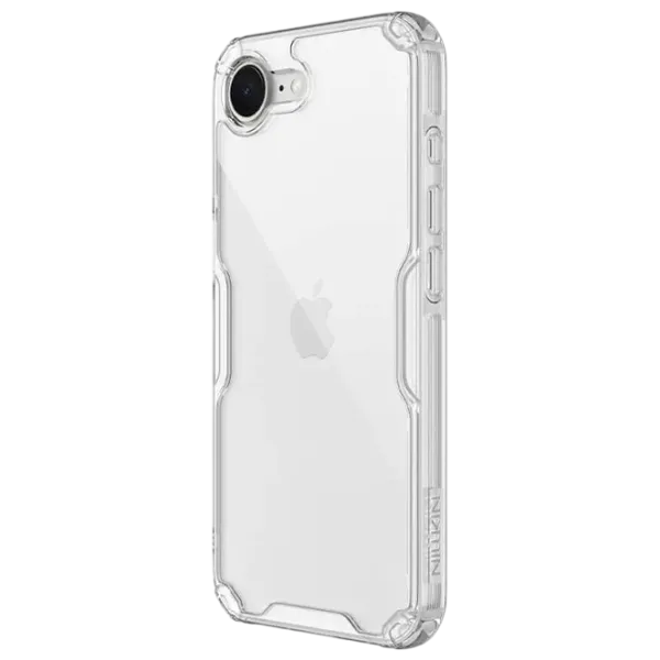 Husă pentru smartphone Apple iPhone 16e Nillkin / Back / TPU/PC / White Transparent photo 2