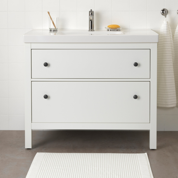 Коврик для ванной Ikea 004.473.50 Полиэстер / Белый photo 2