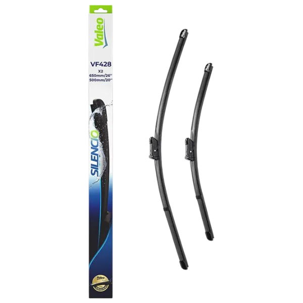 Ștergător parbriz Față Aurus 2012 - 2018 (Silencio Flat VF454) Valeo / 24" + 19" / 650 mm + 500 mm photo 2 Ștergător parbriz Față Aurus 2012 - 2018 (Silencio Flat VF454) Valeo / 24" + 19" / 650 mm + 500 mm photo 2