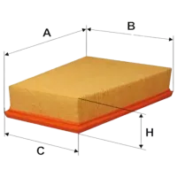 Filtru de aer Wix Filters WA9458 WX-WA9458 photo 4