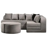 Canapea Edka Jupiter (01238041) Stofă / Dark Gray