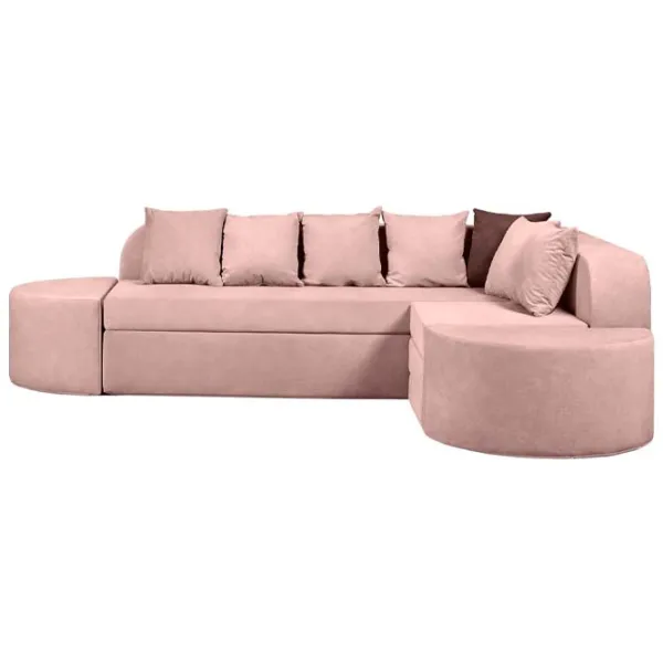 Canapea Edka Jupiter (01238041) Stofă / Pink Powder photo 1