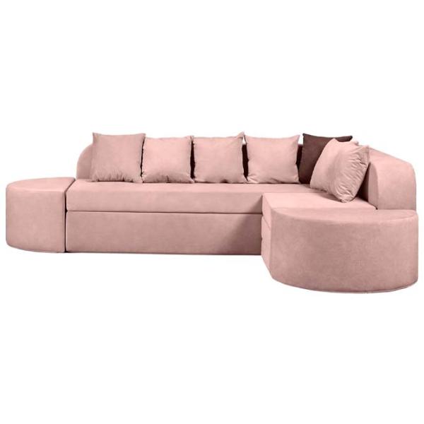 Canapea Edka Jupiter (01238041) Stofă / Pink Powder photo 1