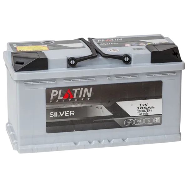 Авто аккумулятор PLATIN L5 Silver 1000A / 105 Ач  photo 1