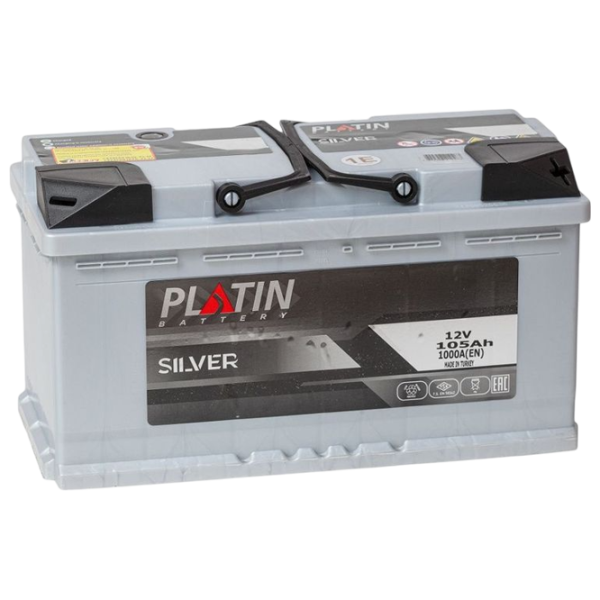 Авто аккумулятор PLATIN L5 Silver 1000A / 105 Ач  photo 1