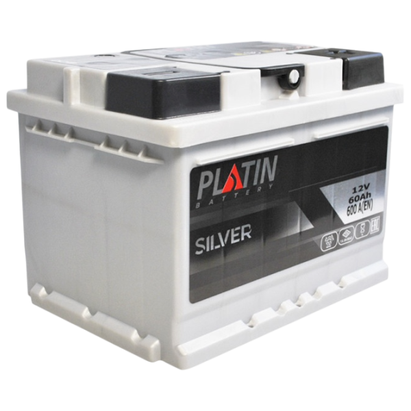 Авто аккумулятор PLATIN LB2 Silver 600A / 60 Ач  photo 2