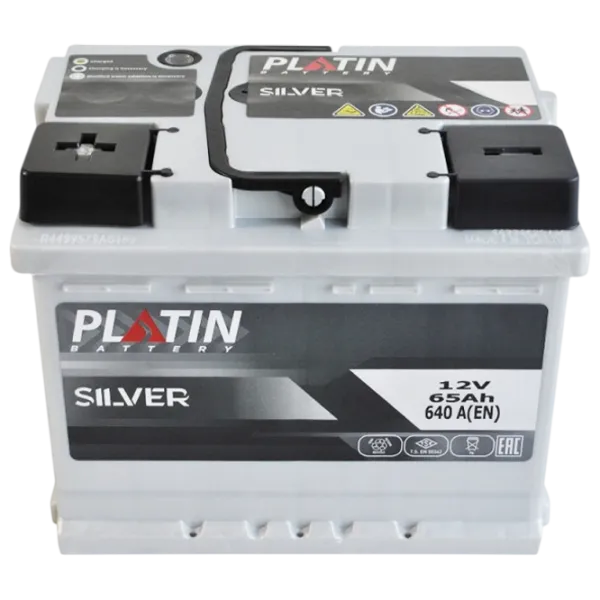 Авто аккумулятор PLATIN LB2 Silver 640A / 65 Ач  photo 2