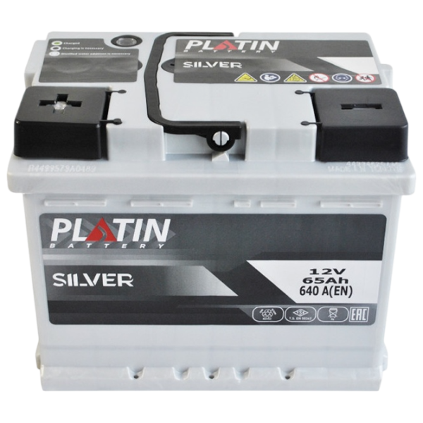Авто аккумулятор PLATIN LB2 Silver 640A / 65 Ач  photo 2