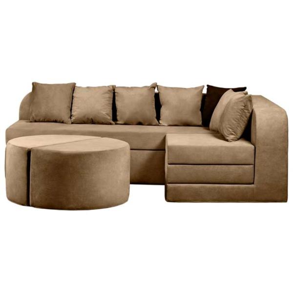 Canapea Edka Jupiter (01238041) Stofă / Light Brown photo 1