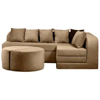 Диван Edka Jupiter (01238041) Ткань / Светло-коричневый