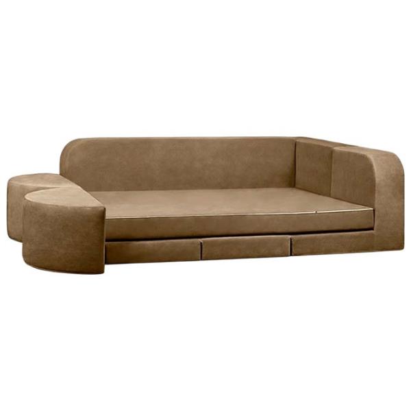 Canapea Edka Jupiter (01238041) Stofă / Light Brown photo 2