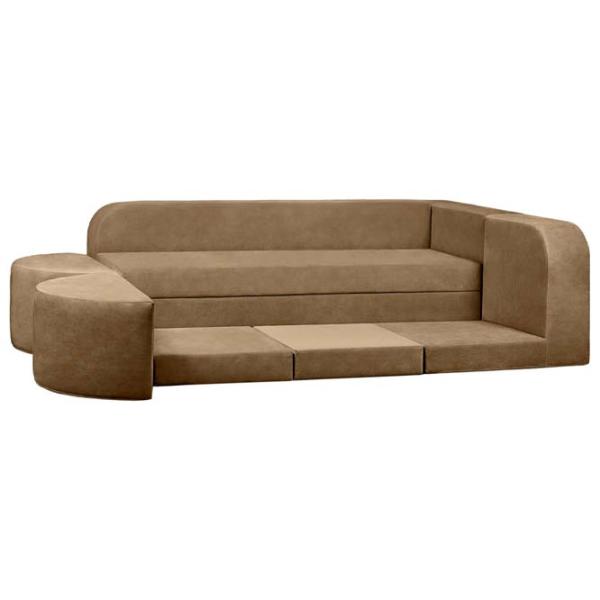 Canapea Edka Jupiter (01238041) Stofă / Light Brown photo 4