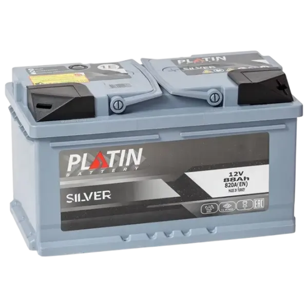 Авто аккумулятор PLATIN L4 Silver 820A / 88 Ач  photo 1