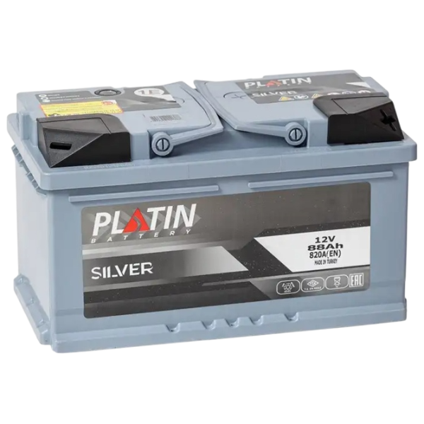 Авто аккумулятор PLATIN L4 Silver 820A / 88 Ач  photo 1