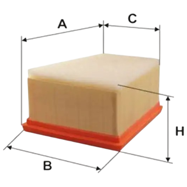 Filtru de aer Wix Filters WA6595 WX-WA6595 photo 2 Filtru de aer Wix Filters WA6595 WX-WA6595 photo 2