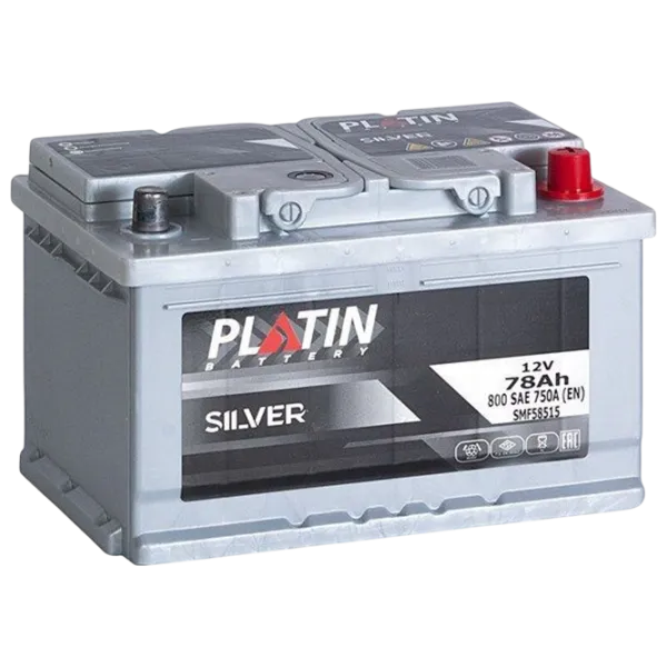 Авто аккумулятор PLATIN LB3 Silver 750A / 78 Ач  photo 1