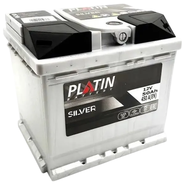 Авто аккумулятор PLATIN LB1 Silver 450A / 50 Ah  photo 1