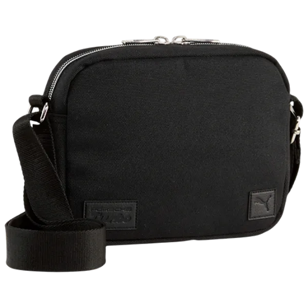 Geantă de umăr Puma Porsche Legacy Small Crossbody Bag  / Gray Black / 2l photo 1
