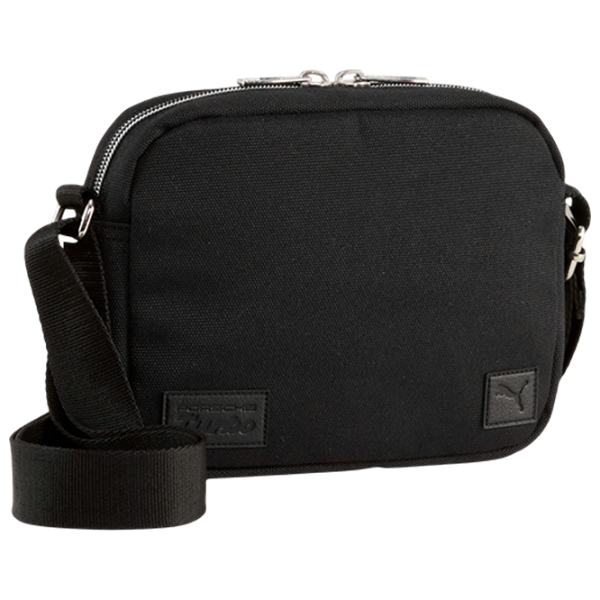 Geantă de umăr Puma Porsche Legacy Small Crossbody Bag  / Gray Black / 2l photo 1