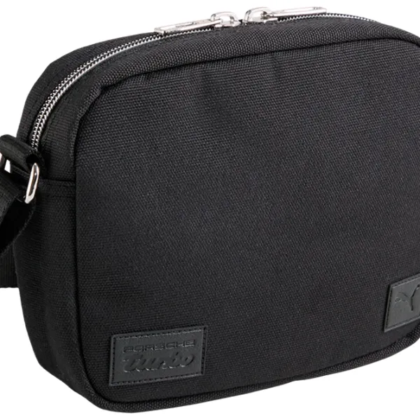 Geantă de umăr Puma Porsche Legacy Small Crossbody Bag  / Gray Black / 2l photo 3