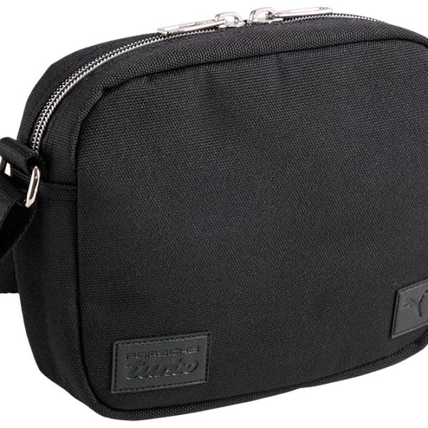 Geantă de umăr Puma Porsche Legacy Small Crossbody Bag  / Gray Black / 2l photo 3