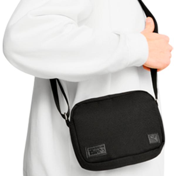 Geantă de umăr Puma Porsche Legacy Small Crossbody Bag  / Gray Black / 2l photo 5