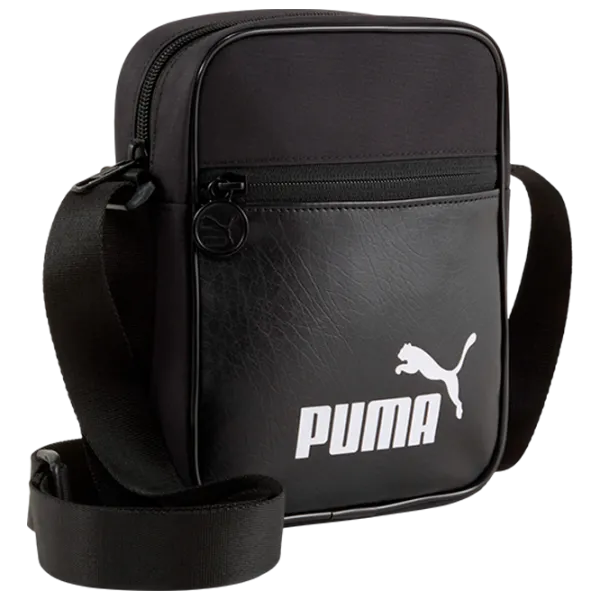 Geantă de umăr Puma Campus Portable  / White Black / 5l photo 1