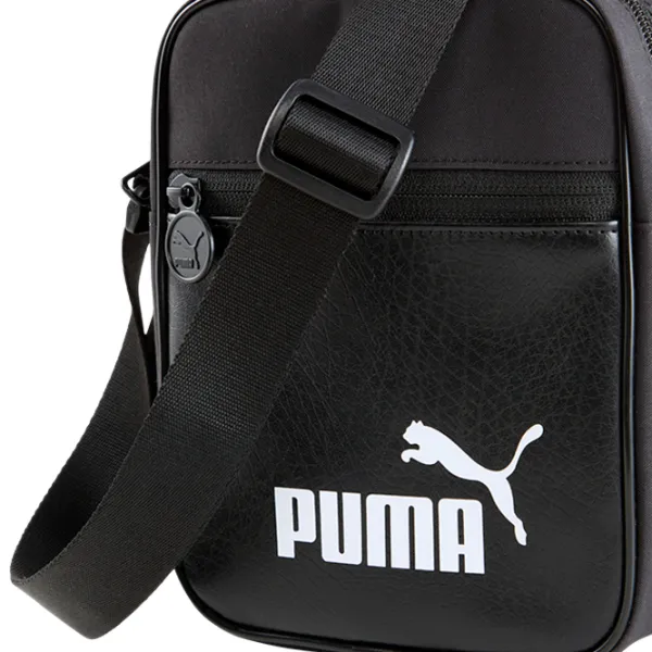 Geantă de umăr Puma Campus Portable  / White Black / 5l photo 3