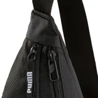Geantă de umăr Puma Deck Sling Bag / White Black / 4l photo 2
