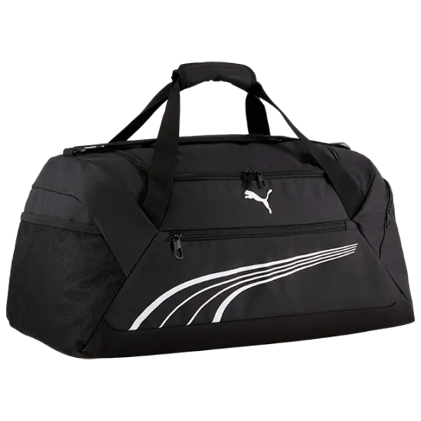 Geantă sportivă Puma Fundamentals Medium Sports Bag 49l / Black  photo 1 Geantă sportivă Puma Fundamentals Medium Sports Bag 49l / Black  photo 1