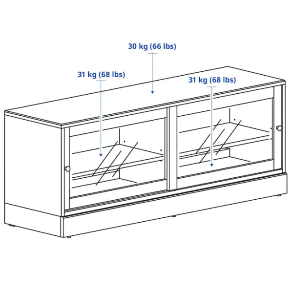 Comodă TV Ikea Havsta 62 x 160 x 47 / PAL photo 3