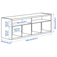 Тумба под телевизор Ikea Kallax 60 x 147 x 39см / ДСП photo 3