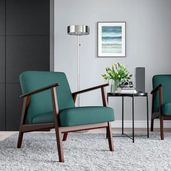 Кресло Ikea Ekenaset Brown Аквамариновый photo 2 Кресло Ikea Ekenaset Brown Аквамариновый photo 2