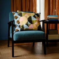 Fotoliu Ikea Ekenaset Brown Turquoise photo 4