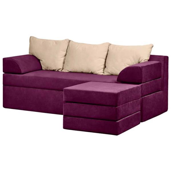 Canapea de colț Edka Sirius (01237375) Stofă / Dark Purple photo 3